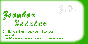 zsombor weixler business card